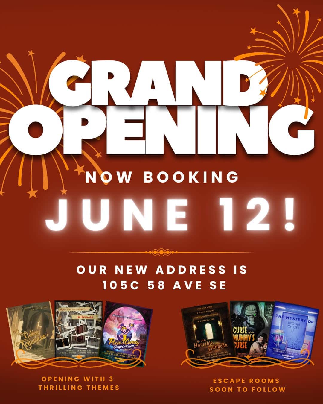 escape room calgary - grand opening